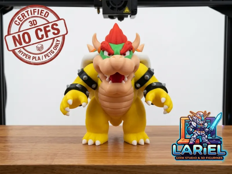 Bowser (Super Mario) MultiParte 21cm - 3MF - NO CFS