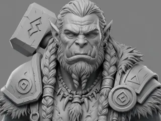 Durotan Bust - World of Warcraft