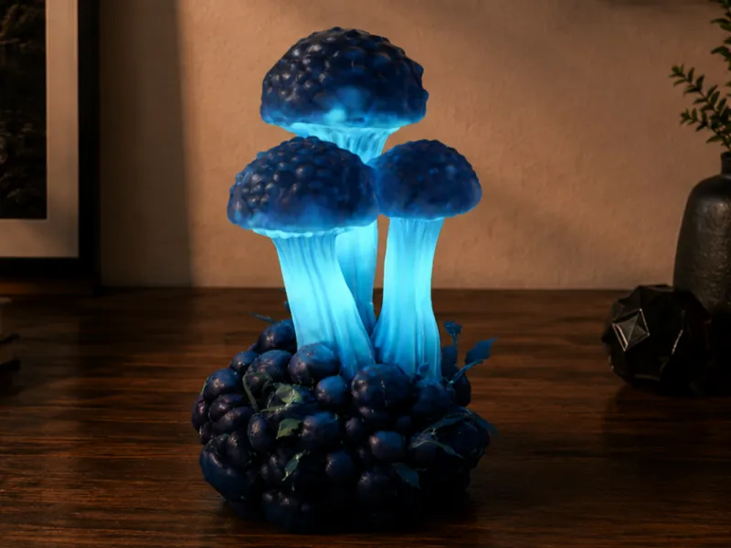 Fantasy Mushroom, Sci-fi Diorama Decor for DnD
