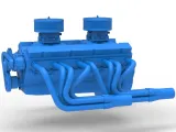 Engine V16 Scale 1:25-0
