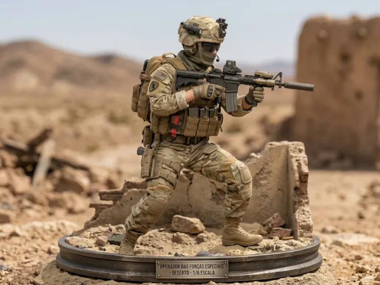 soldier action figure 3d model