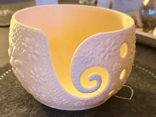 Yarn Bowl | Flowers pattern