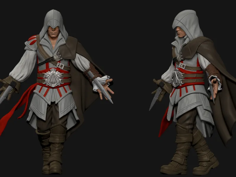 Ezio Auditore da Firenze - Multi-Part Design (No AMS Needed)
