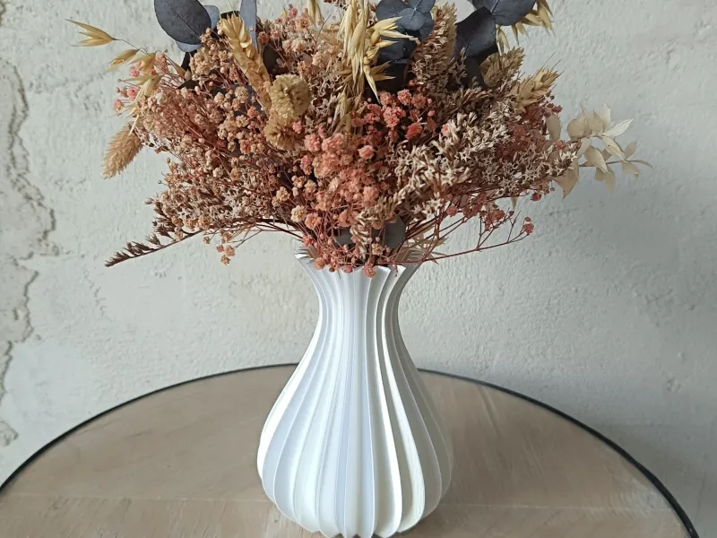 Vase rainuré 180