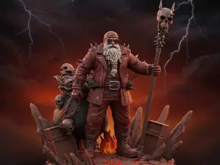 Metal Santa Claus