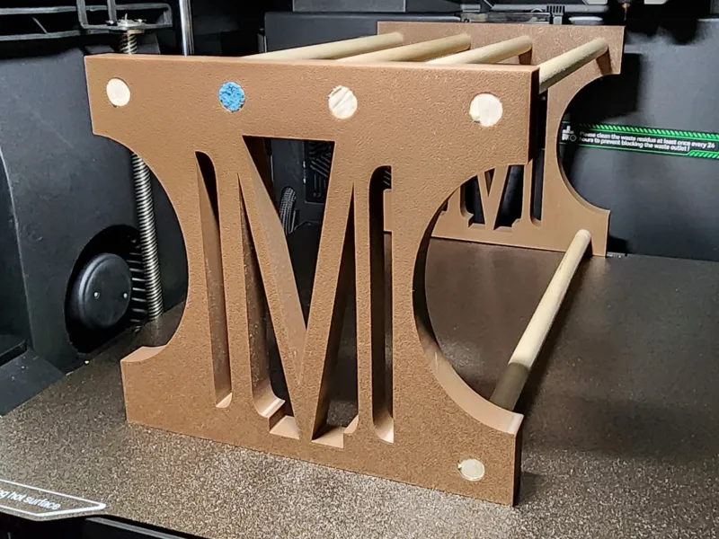 Shoe stand "M" Initials