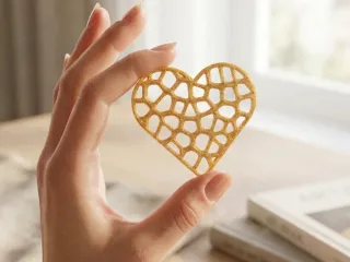 Decorative Voronoi Style Heart