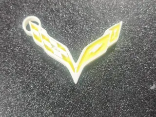 corvette keychain