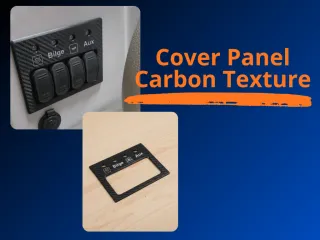 Cover Panel Carbon Texture