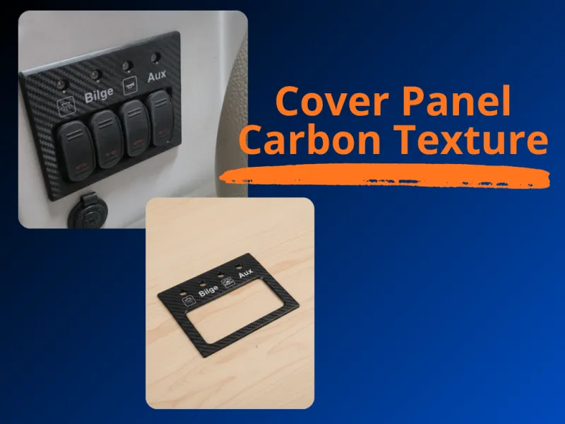 Cover Panel Carbon Texture