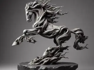 caballo escultura
