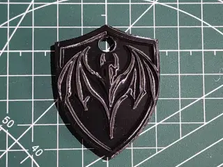 Bat Crest Keychain