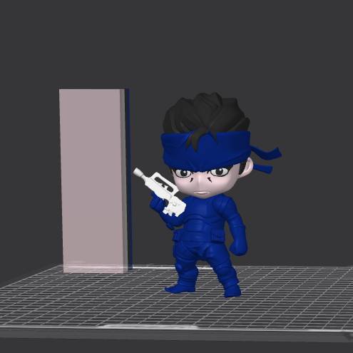 Miniatura Snake Metal Gear (4 colores)