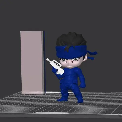 Miniatura Snake Metal Gear (4 colores)