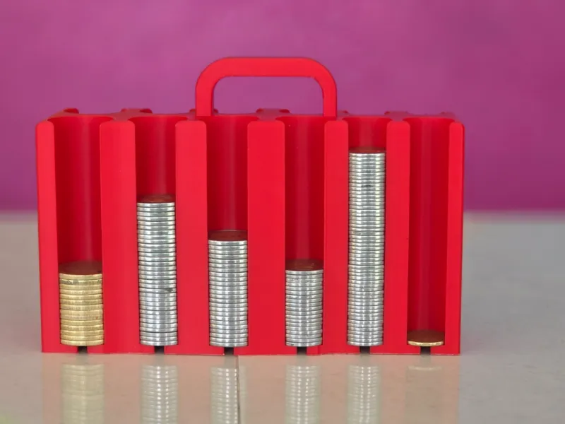 Organisationskoffer für mexikanische Münzen / Mexican Coin Holder