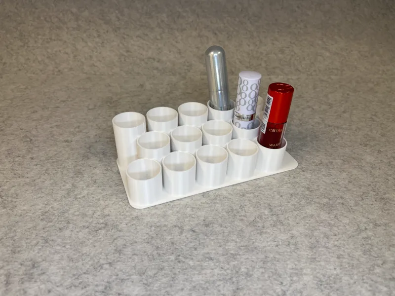 Organizador de batom para mesa