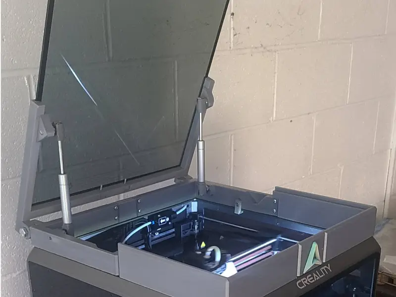 K1 Max Riser with Hold Open Lid