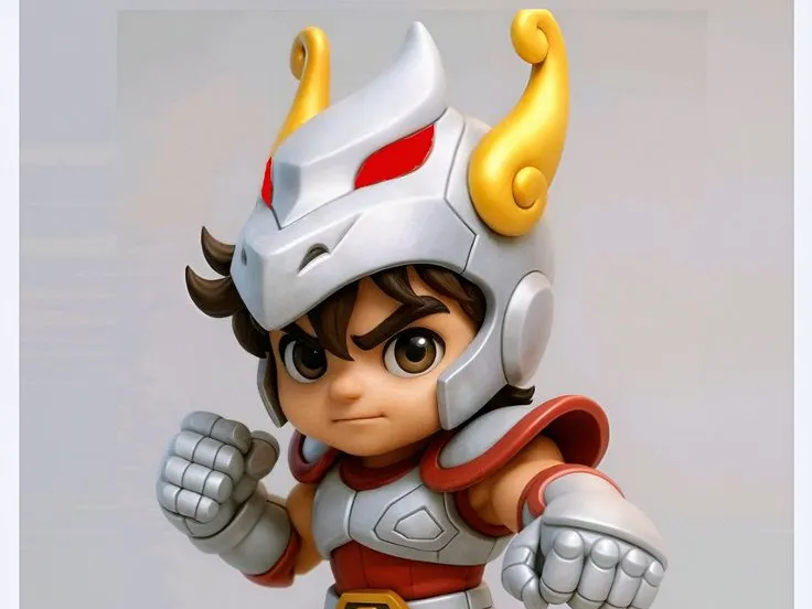 Seiya de Pégaso - Saint Seiya Chibi Edition (High Detail STL