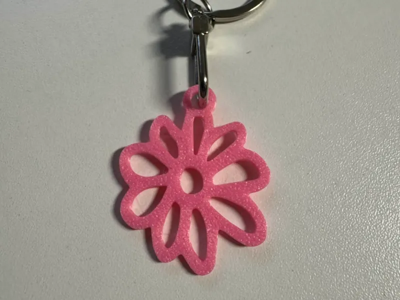 Porte-clés Fleur Épanouie