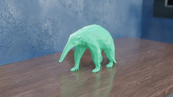 Low Poly Armadillo-0