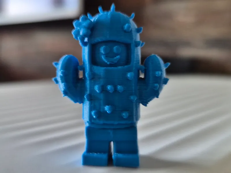 style block lego personnage cactus