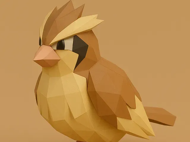 #016 Pidgey – Low Poly Pokémon