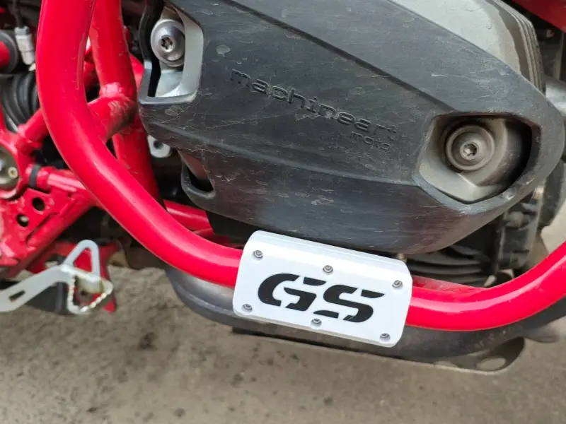 Motorcycle slider for crash bars 22mm