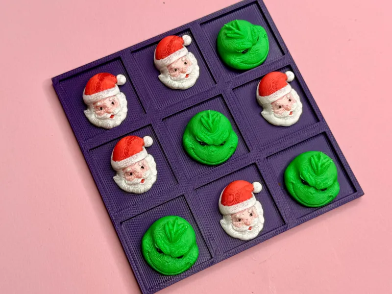 クリスマス三目並べゲーム