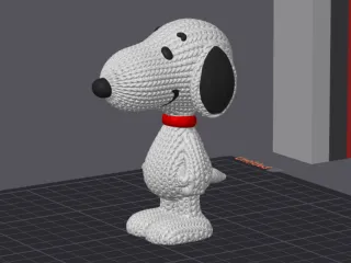 Snoopy Crochet/Knitted Model