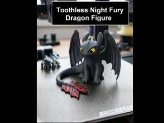 Toothless Night Fury Dragon Figure