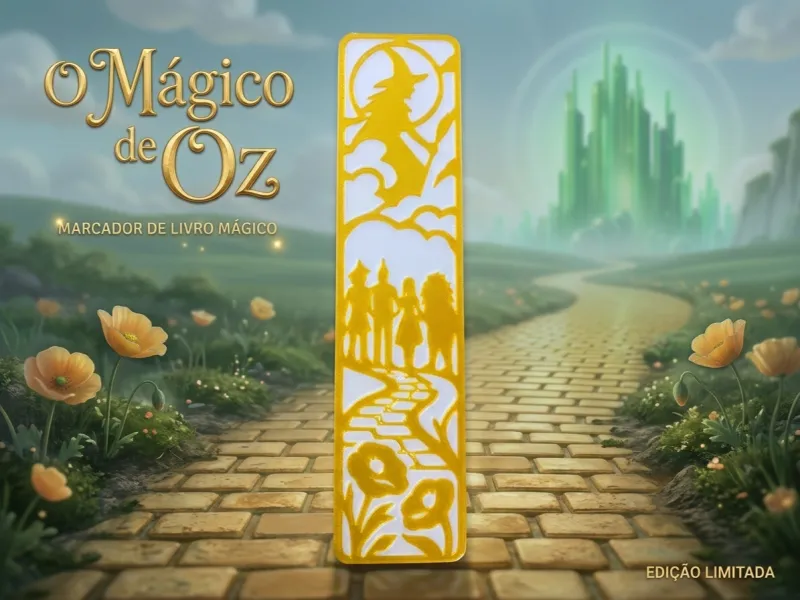 Marcador de Páginas O Mágico de Oz — Edição Mágica