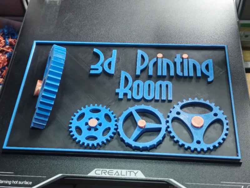 3D Baskı Oda Tabelası (ams gerekmez) katman yüksekliğinde değiştir