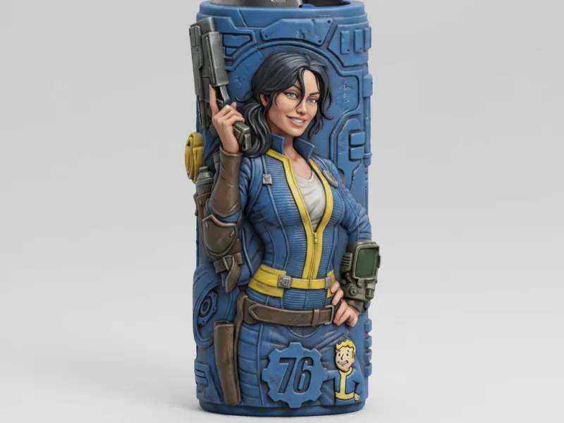 Case for lighter BIC J6 Lucy MacLean Fallout