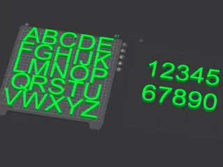 Letterset / Buchstabenset