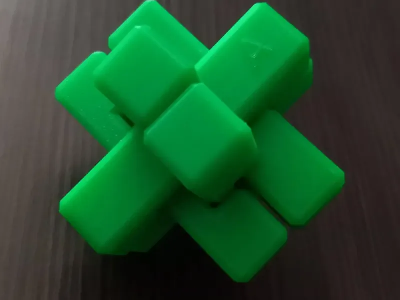 Cubul Puzzle Burr 3D