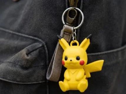 Cute Pikachu in Costume Chibi Keychain & Toy