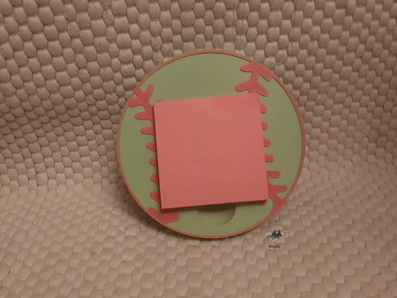 baseball post it note holder