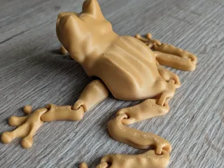 Cute Flexi Print-in-Place Frog