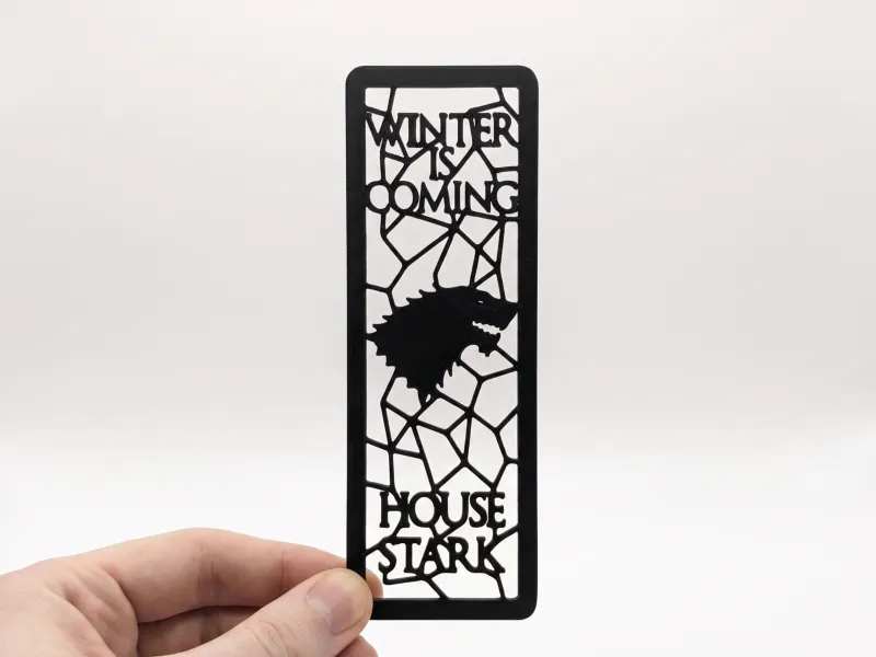 Game Of Thrones Stark Bookmark