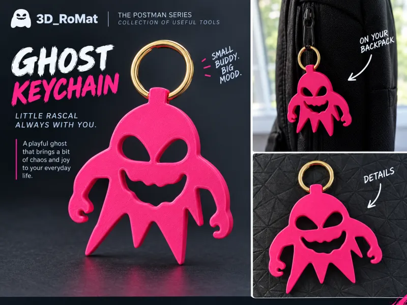Porte-clés Fantôme