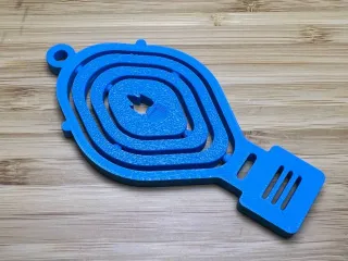 Gyro-Balloon | Multi-Axis Fidget Keychain