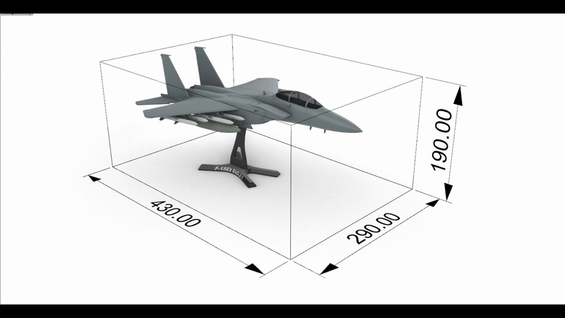 F 15EX Eagle II 1:44 scale