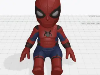 Sitting Cute Spiderman
