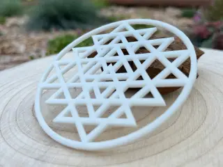 Sri Yantra Coaster