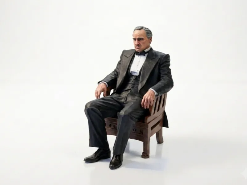 Vito Corleone Sitting Figure Movies TV 3D Printable