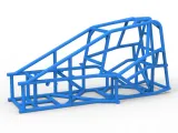 Frame of Three Quarter Midget Scale 1:25-0