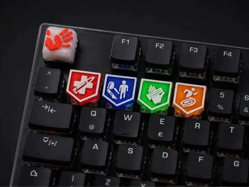 Copritasti Zombie Survival Perk – Set Personalizzato da Gaming