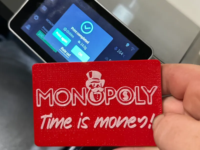 MONOPOLY real Pay Card
