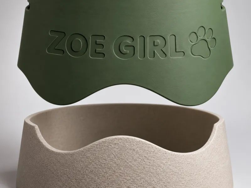 costom dog bowl