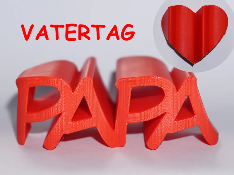 Vatertag Herz Papa | Geschenk zum Geburtstag